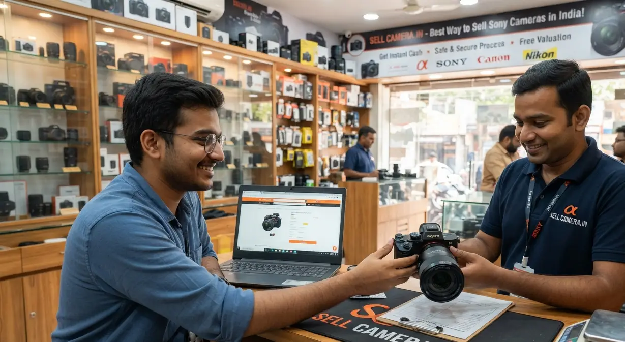 Best Way to Sell a Sony Camera in India Logo