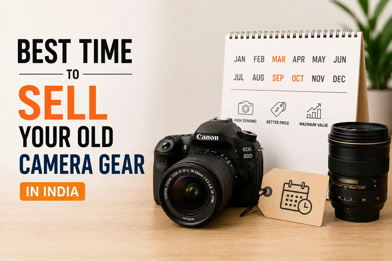 Best Time to Sell Your Old Camera Gear in India Logo