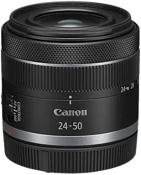 Canon RF 24-50mm f/4.5-6.3 IS STM Lens Logo