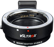 Viltrox EF-EOS M Lens Mount Adapter Logo