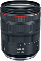 Canon EOS RF 24-105MM F4 L IS USM Logo