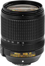 Nikon AF-S DX NIKKOR 18-140MM F/3.5-5.6G ED VR Logo