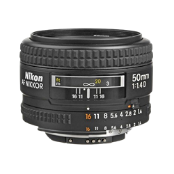 Nikon AF NIKKOR 50MM F/1.4D Logo