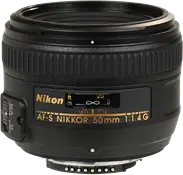 Nikon AF-S  NIKKOR 50MM F/1.4G Logo