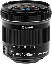 Canon EF-S 10-18MM F/4.5-5.6 IS STM Logo