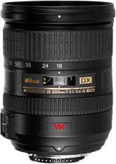 Nikon NIKKOR 18-200MM F/3.5-5.6G ED VR Logo