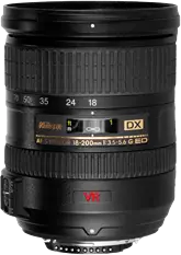 Nikon NIKKOR 18-200MM F/3.5-5.6G ED VR Logo
