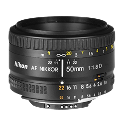 Nikon AF NIKKOR 50MM F/1.8D Logo