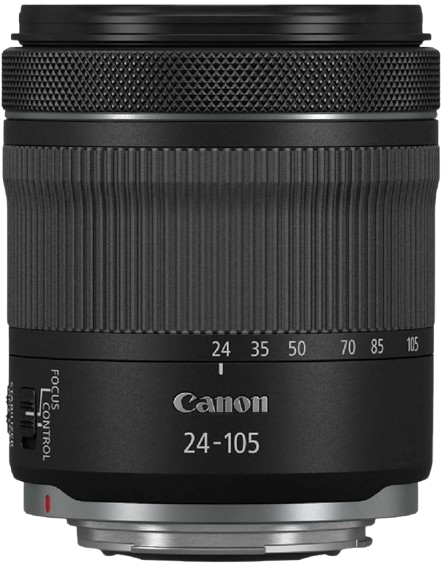 Canon RF 24-105mm F4-7.1 is STM Logo