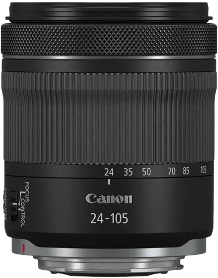 Canon RF 24-105mm F4-7.1 is STM Logo