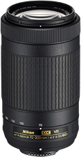 Nikon AF-P DX NIKKOR 70-300MM F/4.5-6.3G ED VR Logo