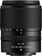 Nikon NIKKOR Z DX 18-140MM F/3.5-6.3 VR Z mount Logo